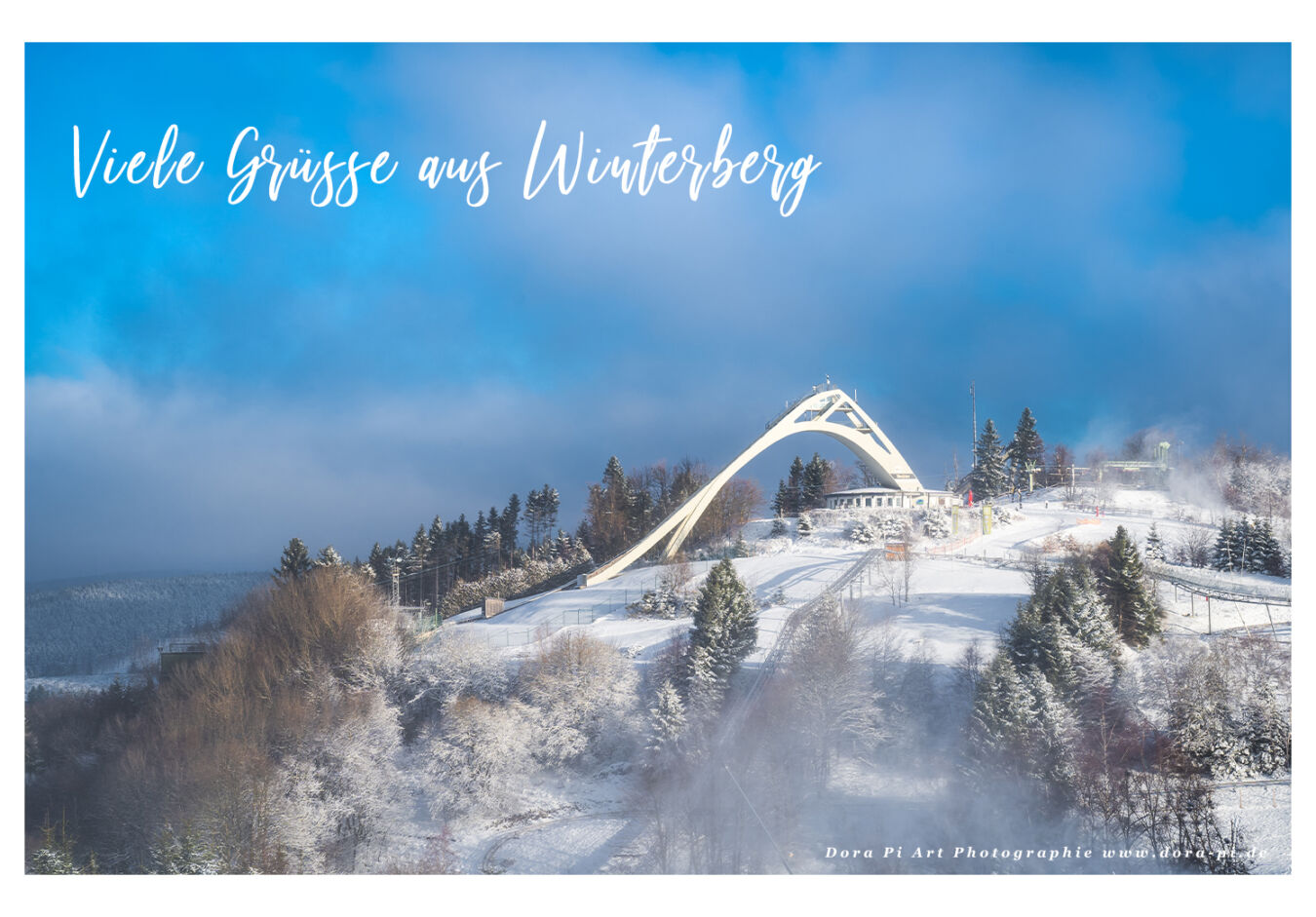 Digitale Postkarte aus Winterberg by Dora Pi