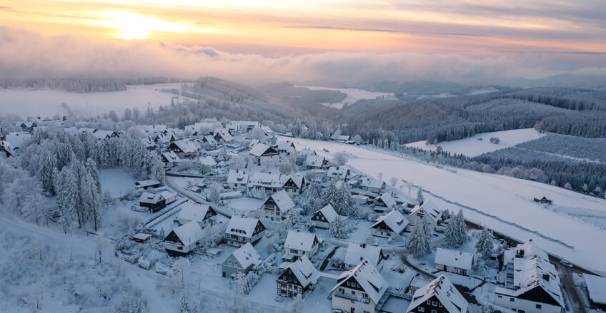 Winterberg von Oben - Drohnenbilder