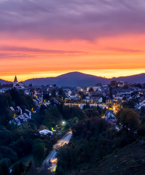 Winterberg Sonnenaufgang